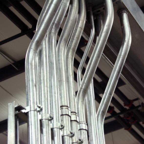 酸洗钝化钢管用于冷库管道