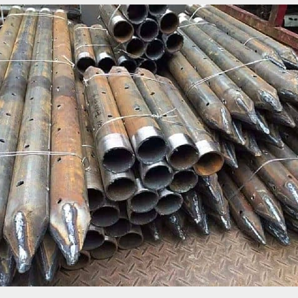 山东注浆管厂家  注浆钢花管 管棚管